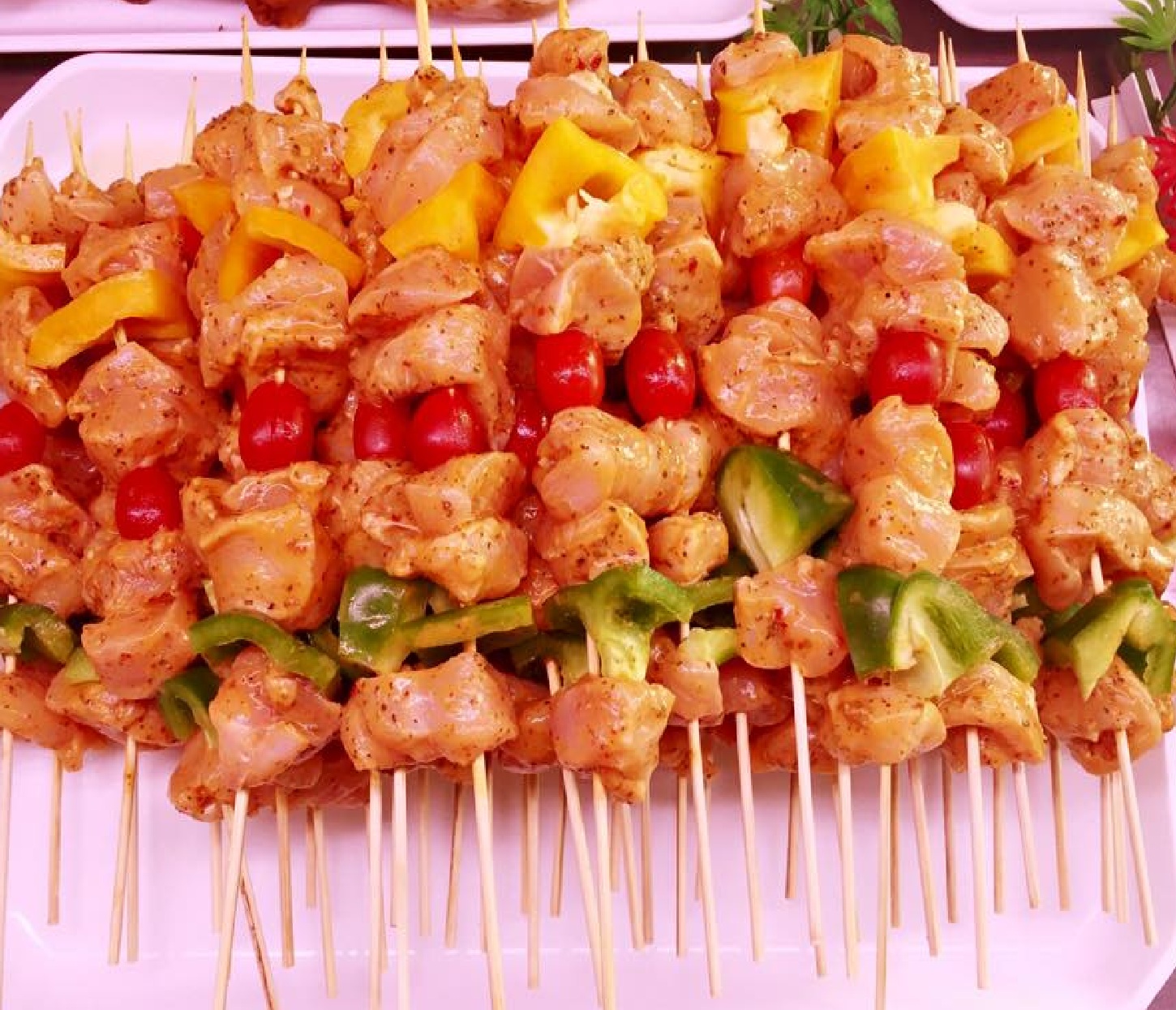 Brochettes de poulet