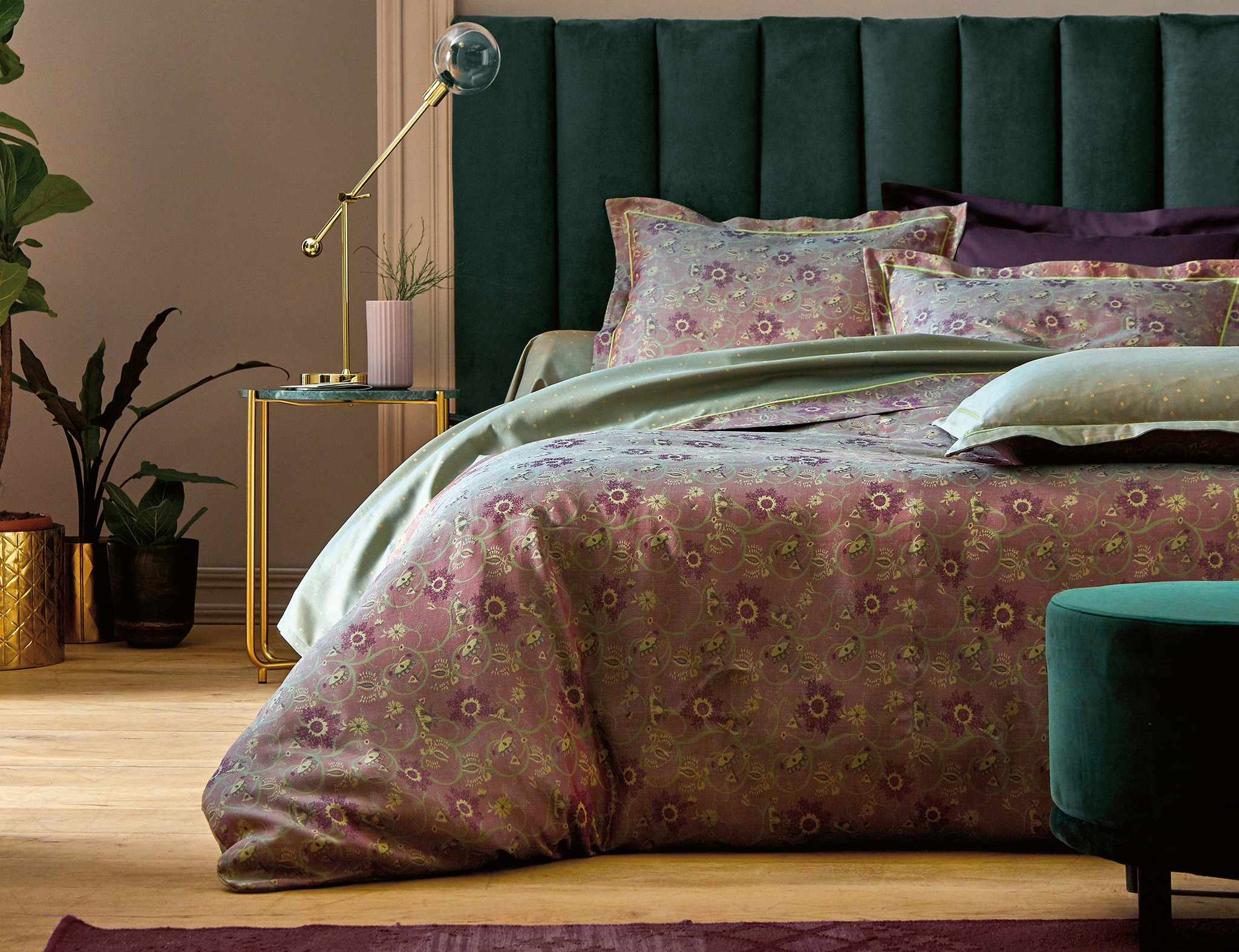 Housse de couette SHEHERAZADE Jade