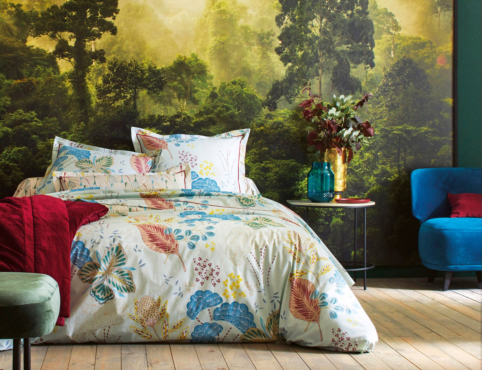 Housse de couette DIVA Céladon