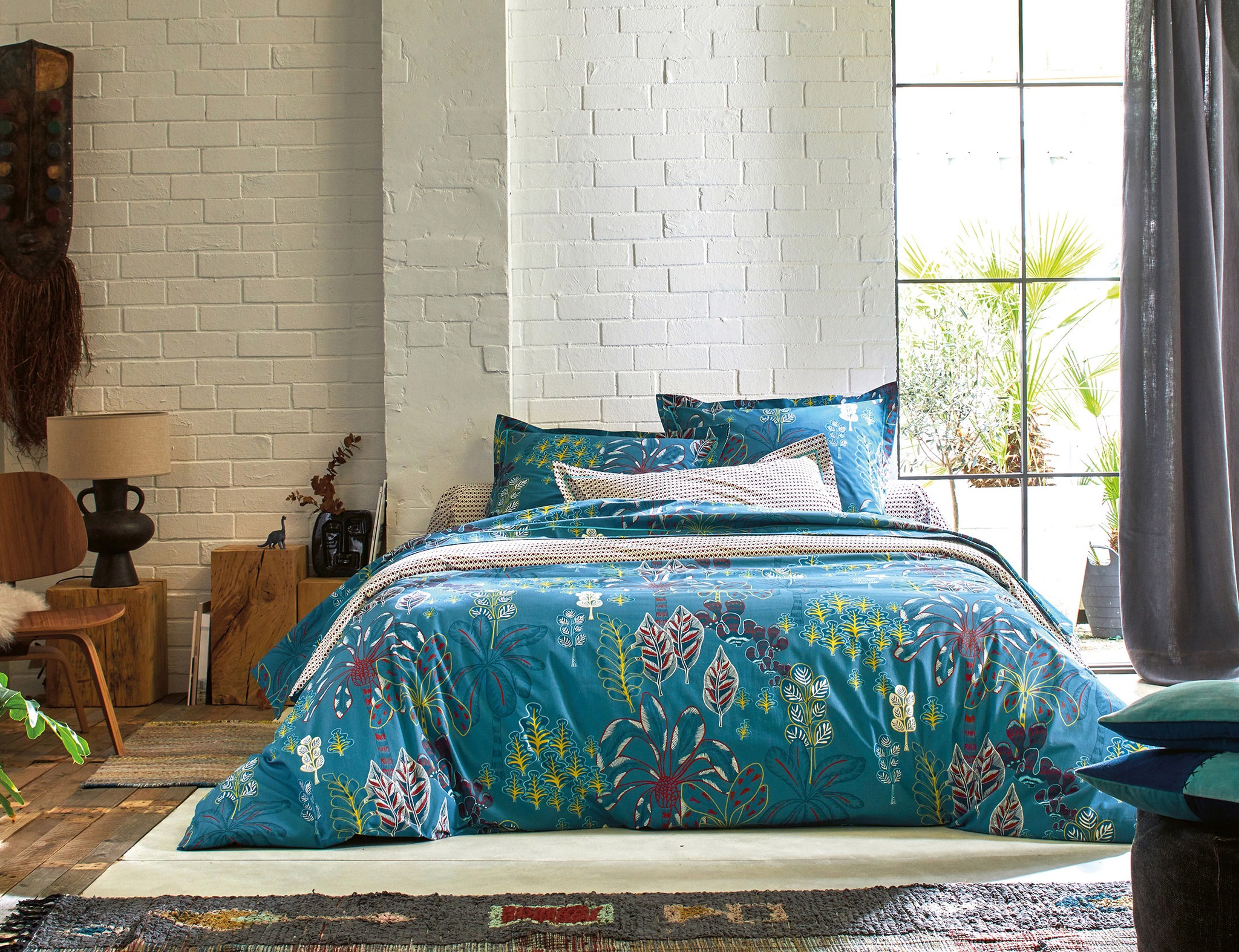 Housse de couette EDEN Bleu nuit