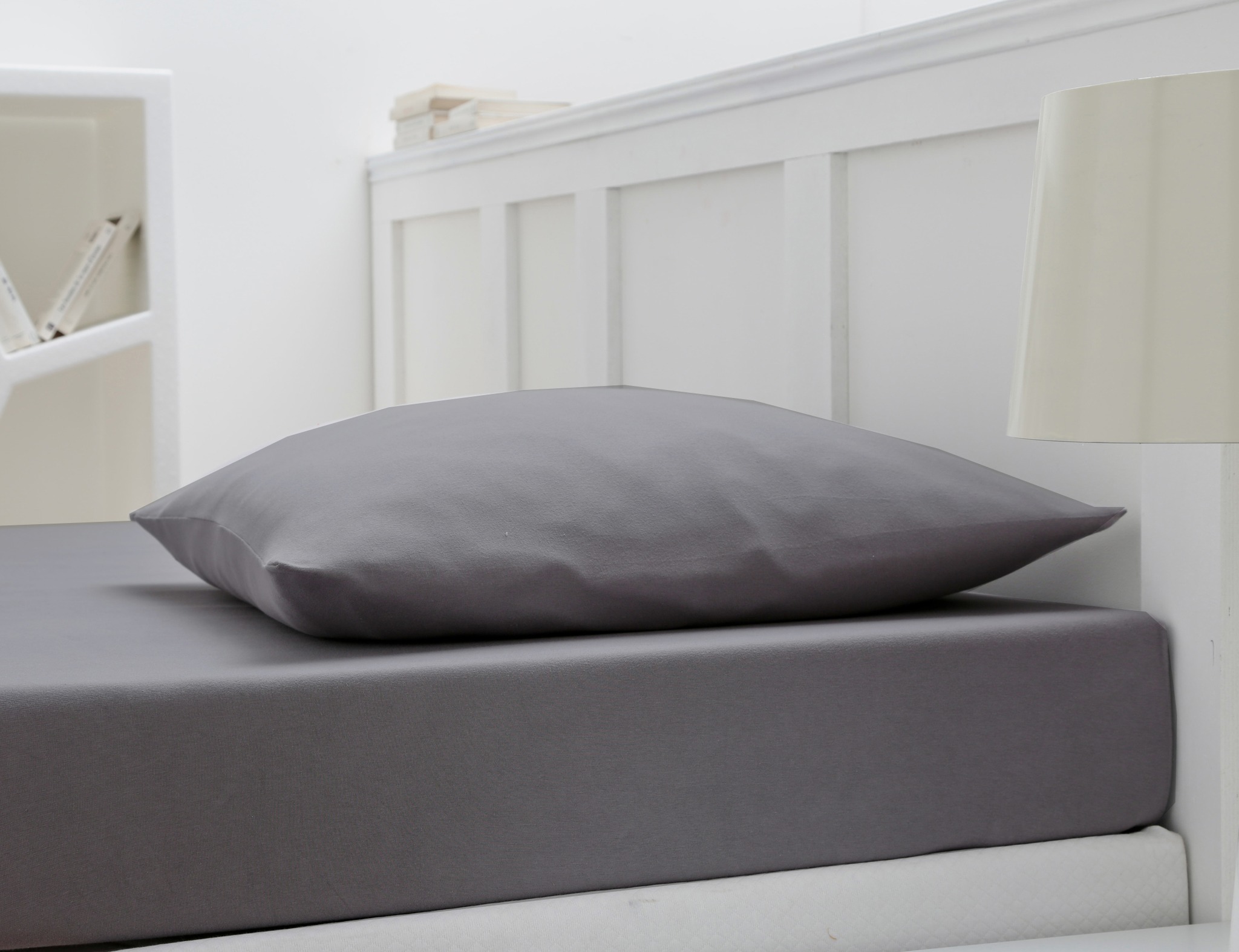 Drap housse JERSEY Anthracite