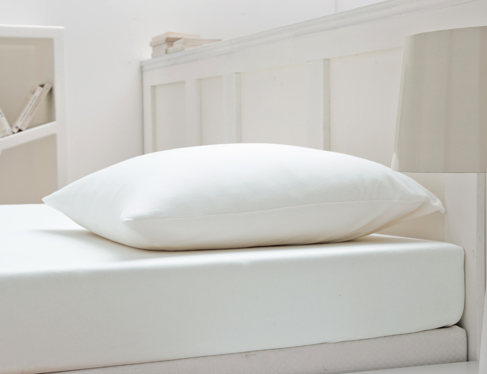 Drap housse JERSEY Blanc