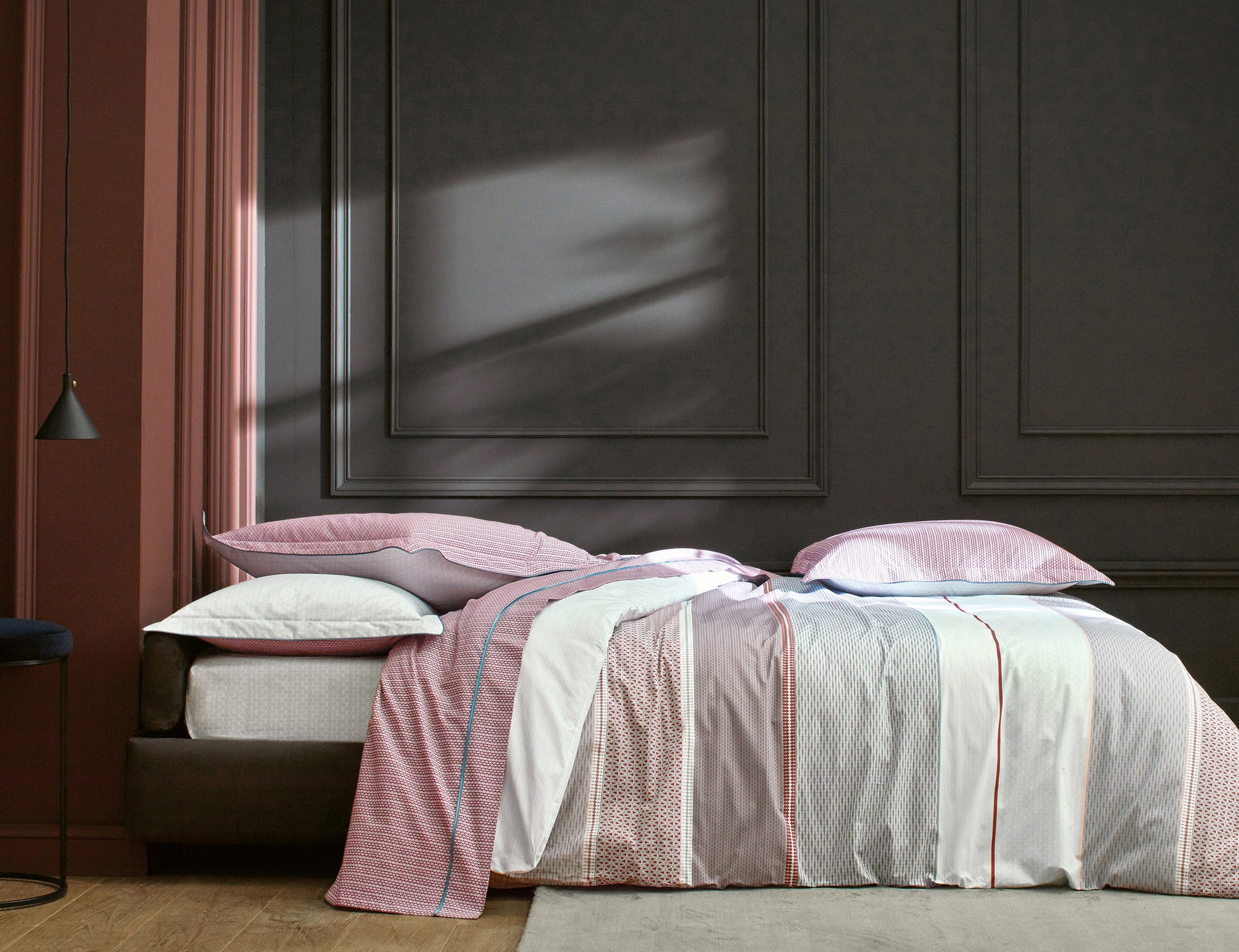 Housse de couette FANTAISIE Pourpre