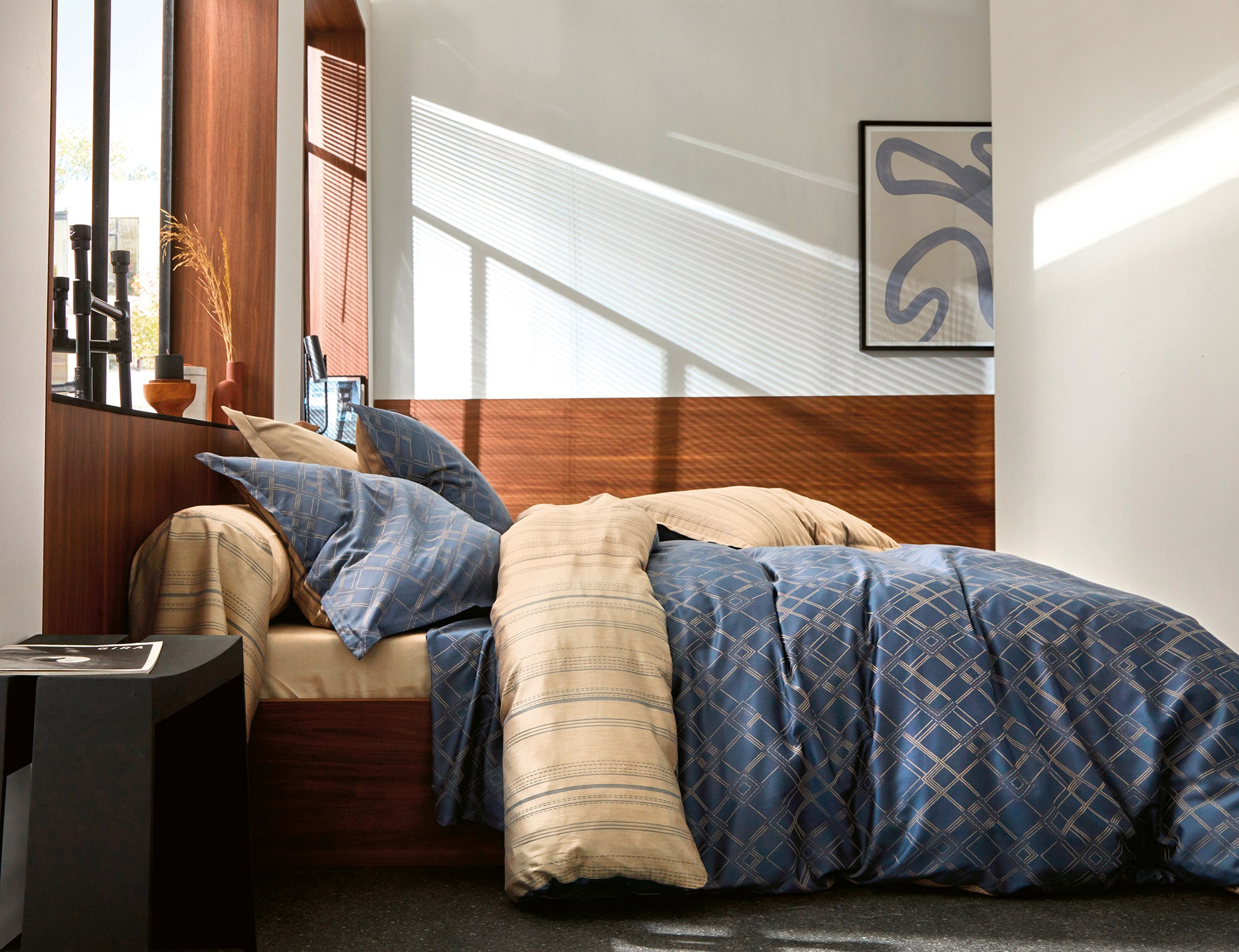 Housse de couette DOUGLAS Indigo