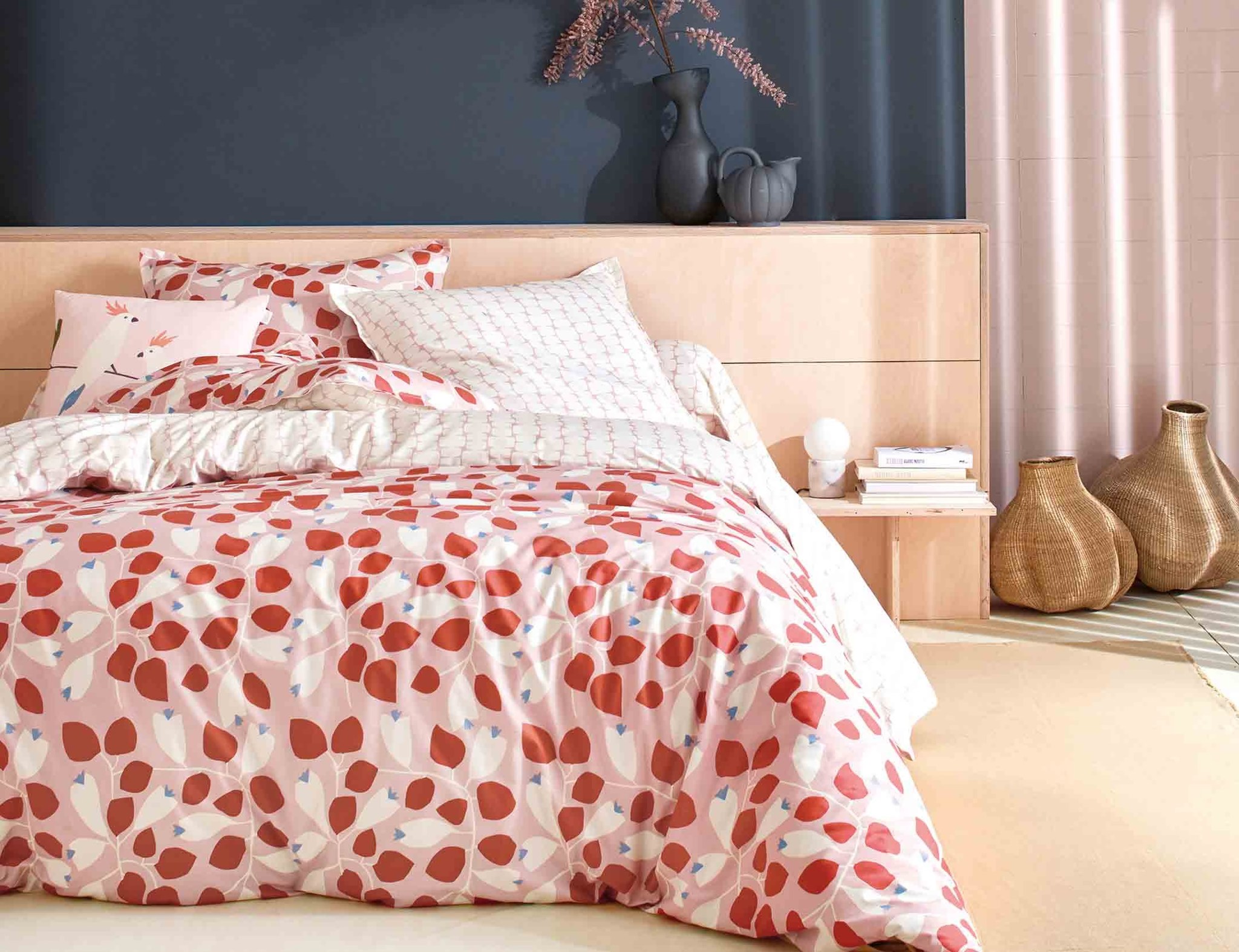Housse de couette GARDEN Coquelicot